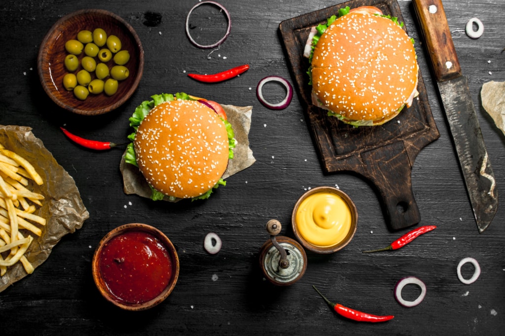 hamburger toppings