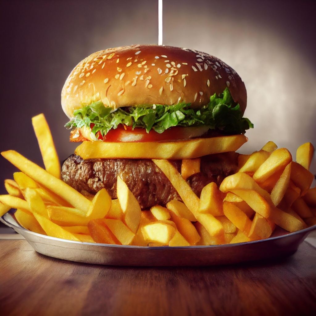 bacon in a burger